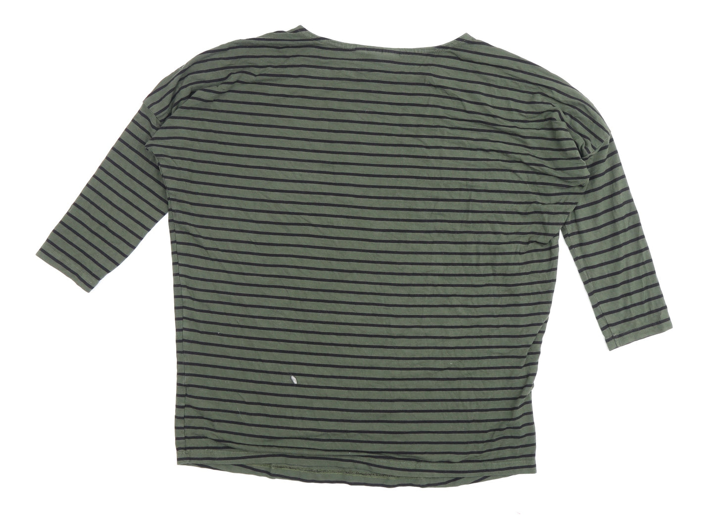 Womens UK Size M JoJo Maman Bébé Green Basic T-Shirt