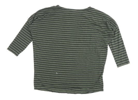 Womens UK Size M JoJo Maman Bébé Green Basic T-Shirt