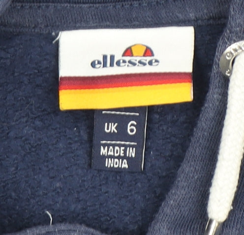 Ellesse Women's Blue Pullover Hoodie Size 6