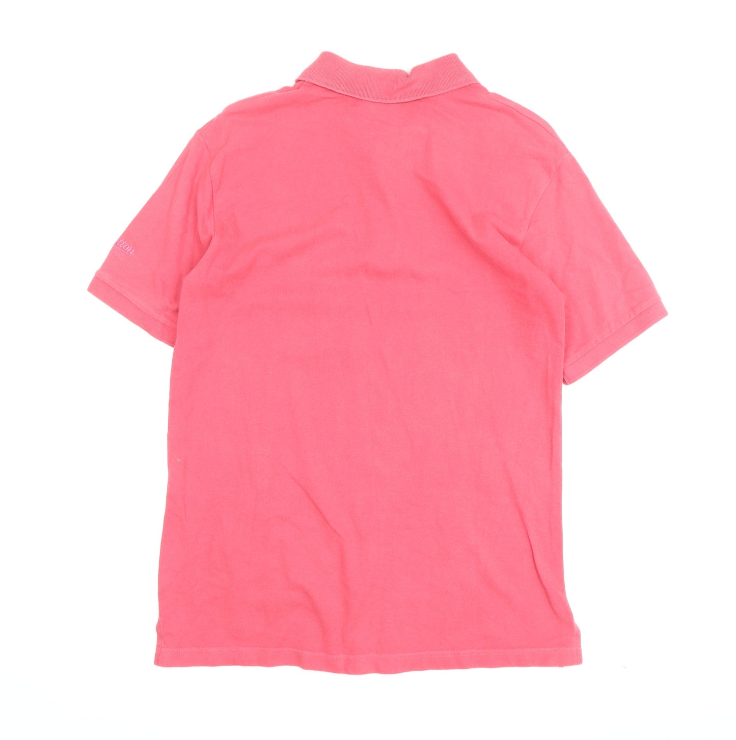 Cotton Traders Men's Pink Polo Shirt Medium