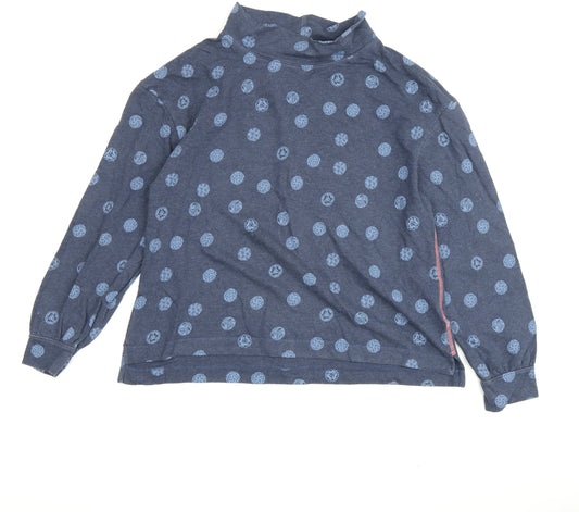 Womens UK Size 10 White Stuff Blue Basic Blouse