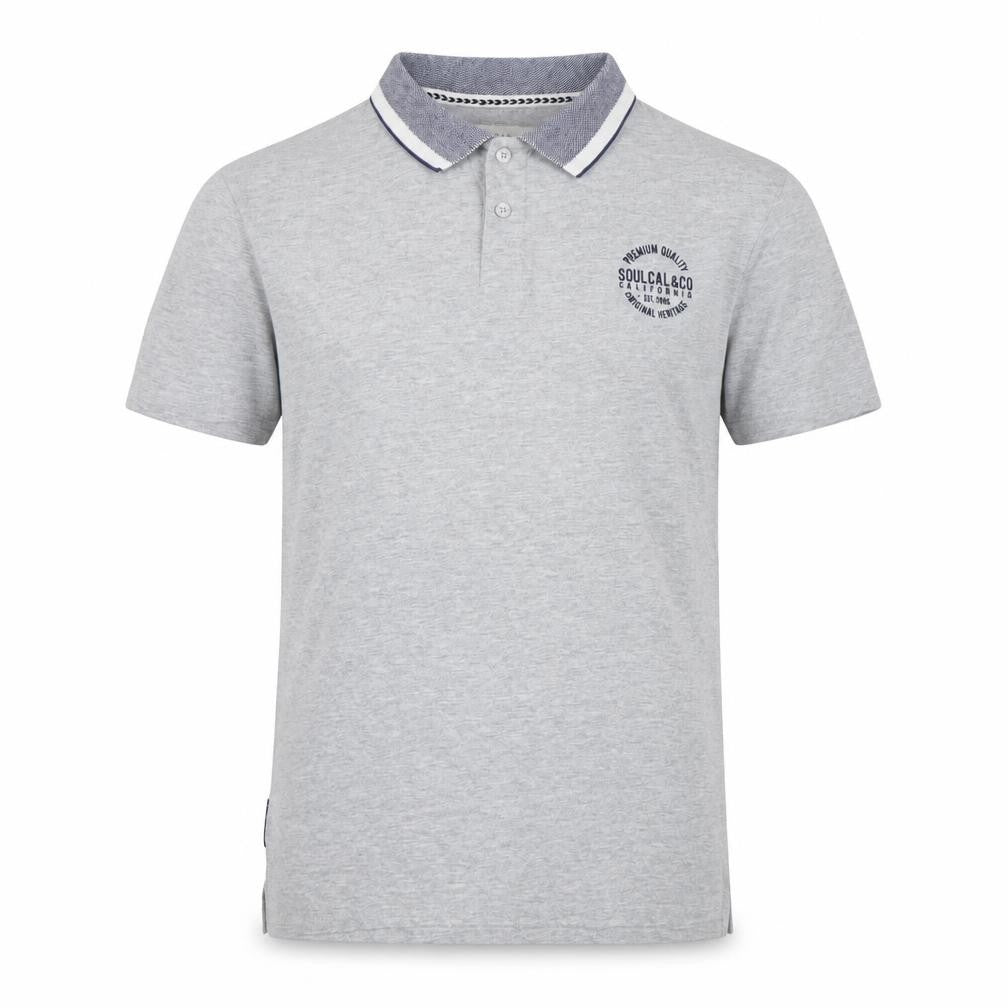 Mens UK Size M SoulCal & Co Cotton Polo Shirt