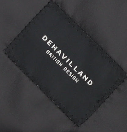 Mens UK Size 42 Dehavilland Regular Black Suit Jacket