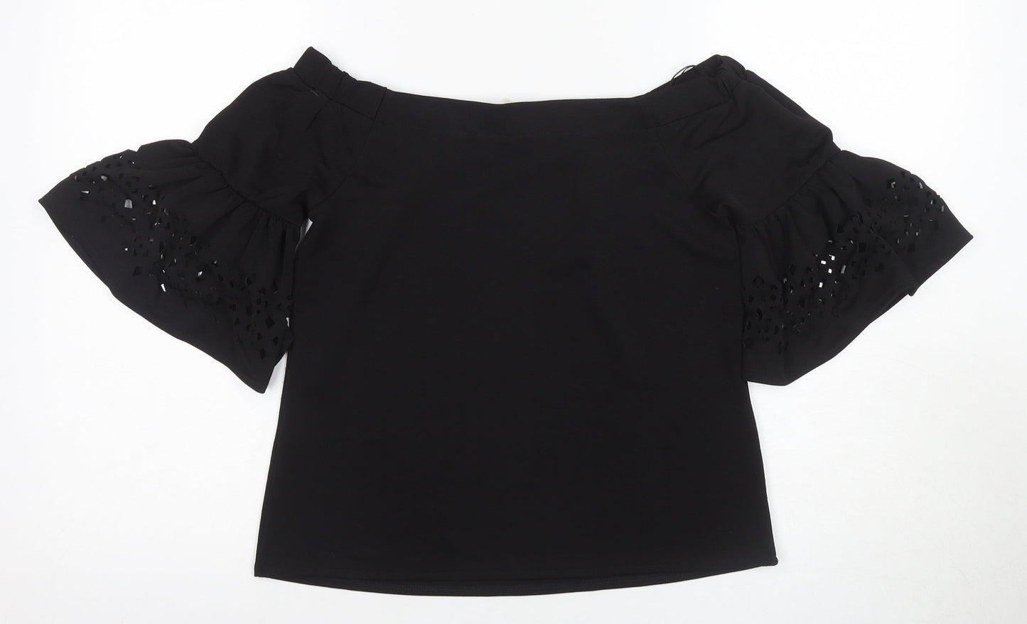 Banana Republic Women's Black Off-Shoulder Blouse XS