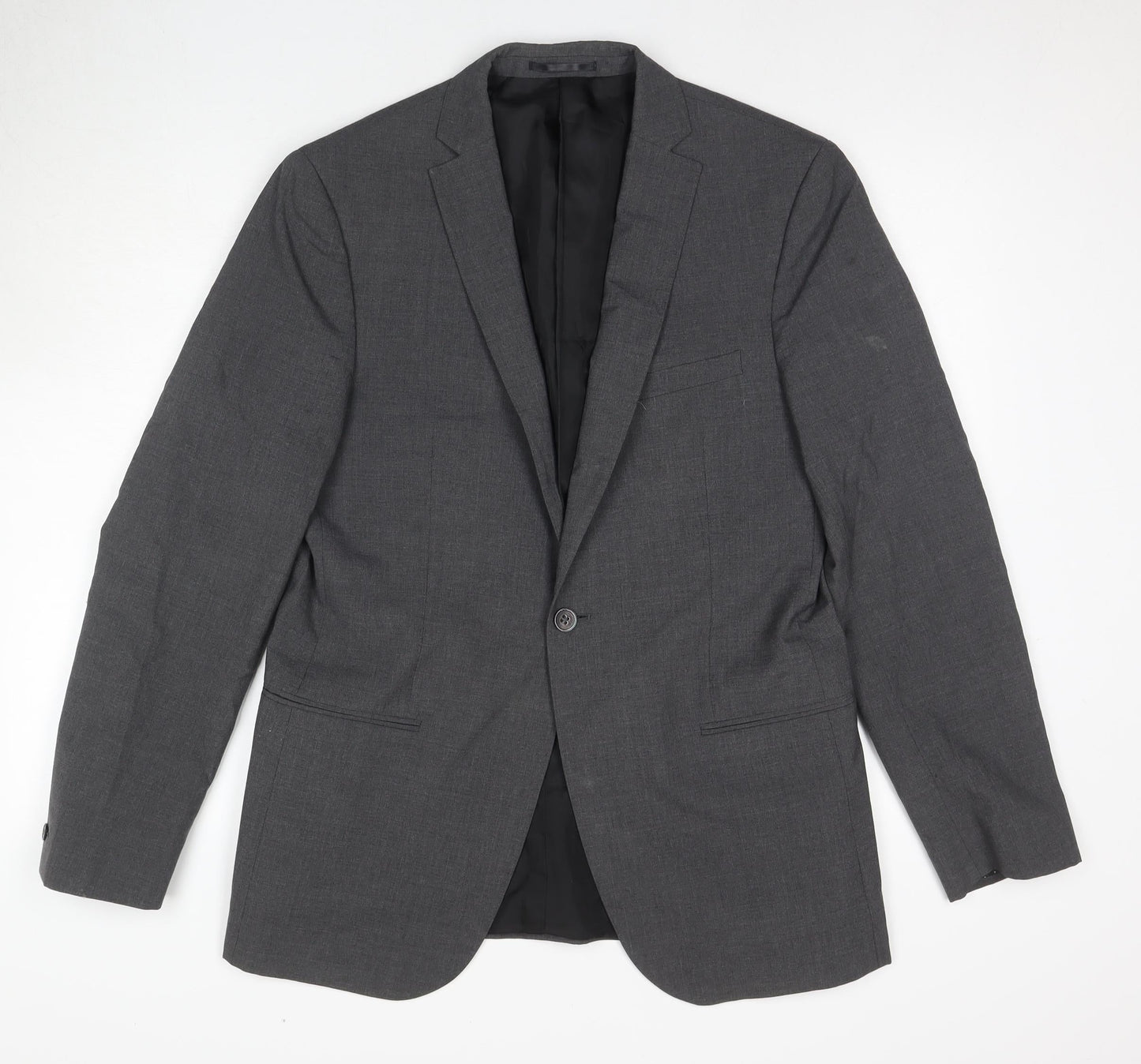 Mens UK Size 42 T.M.Lewin Regular Grey Suit Jacket