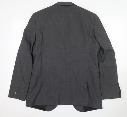 Mens UK Size 42 T.M.Lewin Regular Grey Suit Jacket