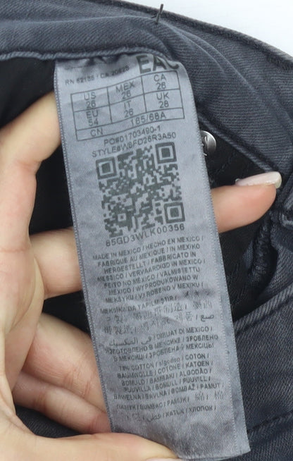 Guess Women's Black Hot Pants, Size 2, Floral Lace Denim