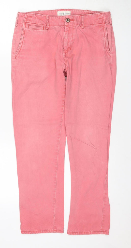 Ralph Lauren Women's Pink Straight Jeans Size 26