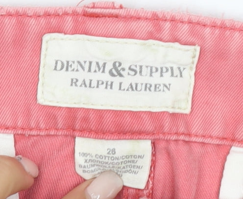 Ralph Lauren Women's Pink Straight Jeans Size 26