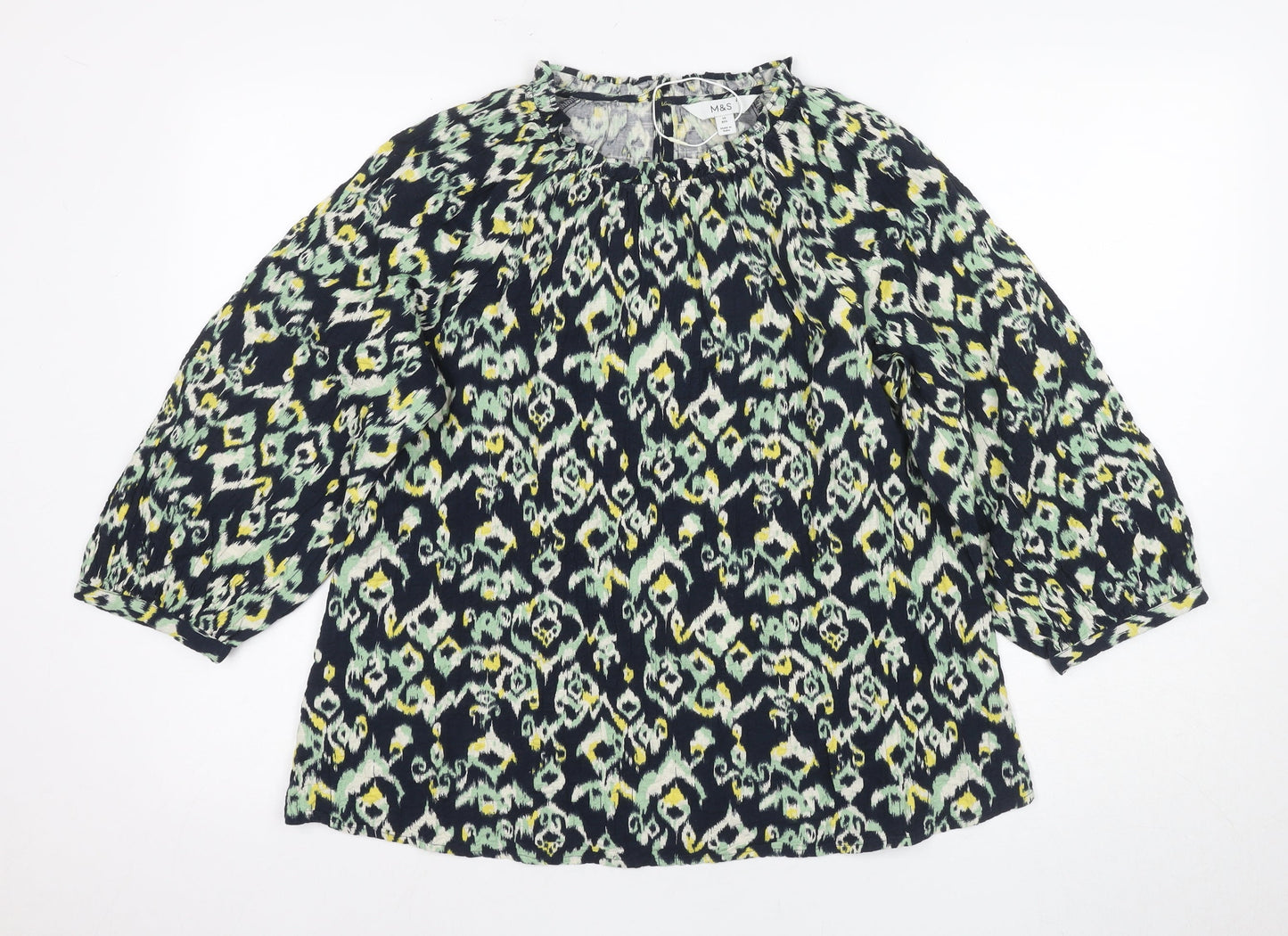 Womens UK Size 10 Marks and Spencer Multicoloured  Blouse