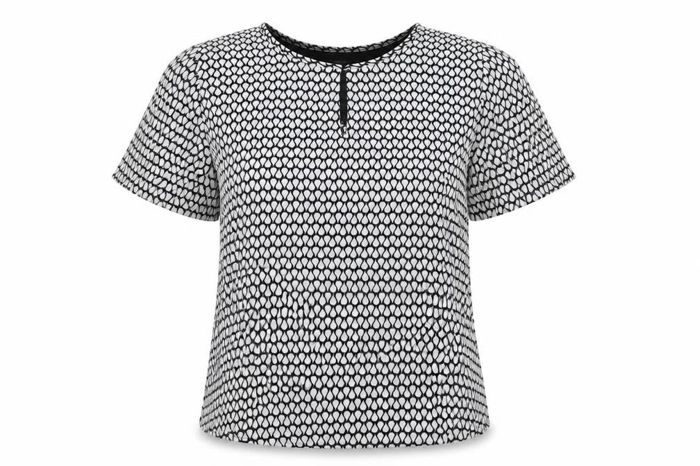 Womens UK Size S Van Heusen Black  T-Shirt
