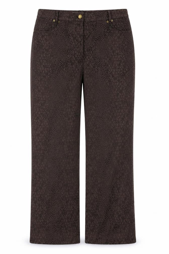 Womens UK Size 12 Jaeger   Brown Trousers