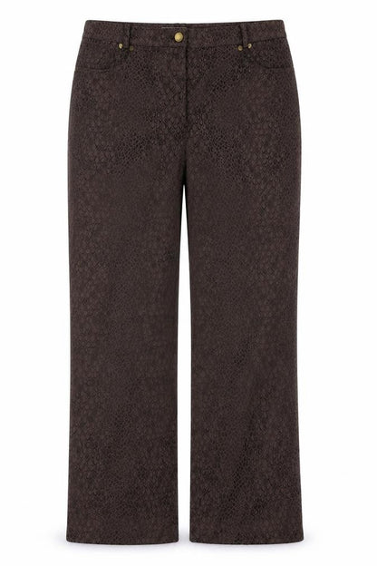 Womens UK Size 12 Jaeger   Brown Trousers