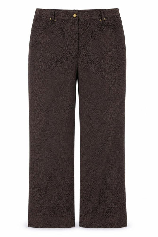 Womens UK Size 12 Jaeger   Brown Trousers