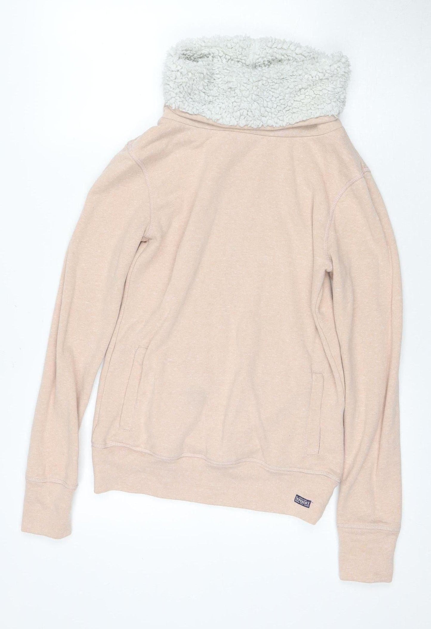 Superdry Women Beige XS Pullover Hoodie