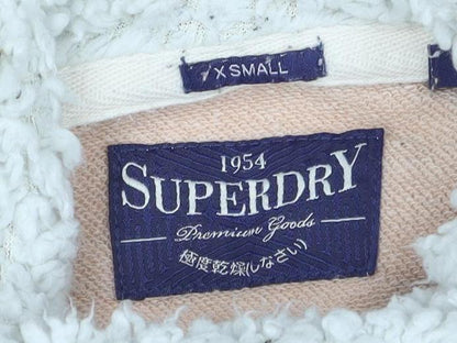 Superdry Women Beige XS Pullover Hoodie