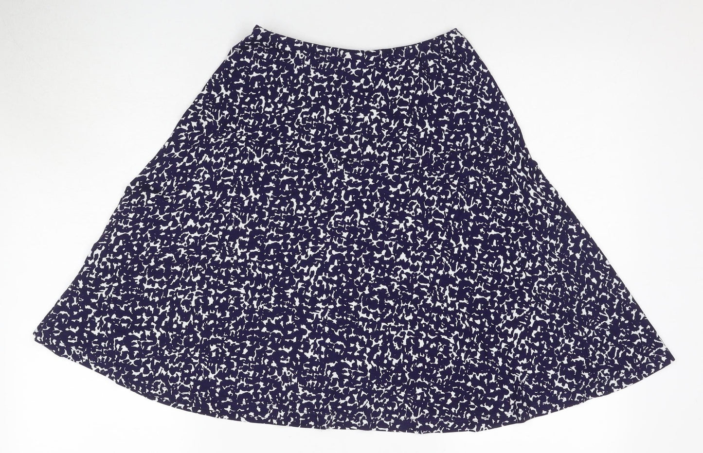 Joules Women’s Blue A-Line Skirt - 2XS, Viscose Blend