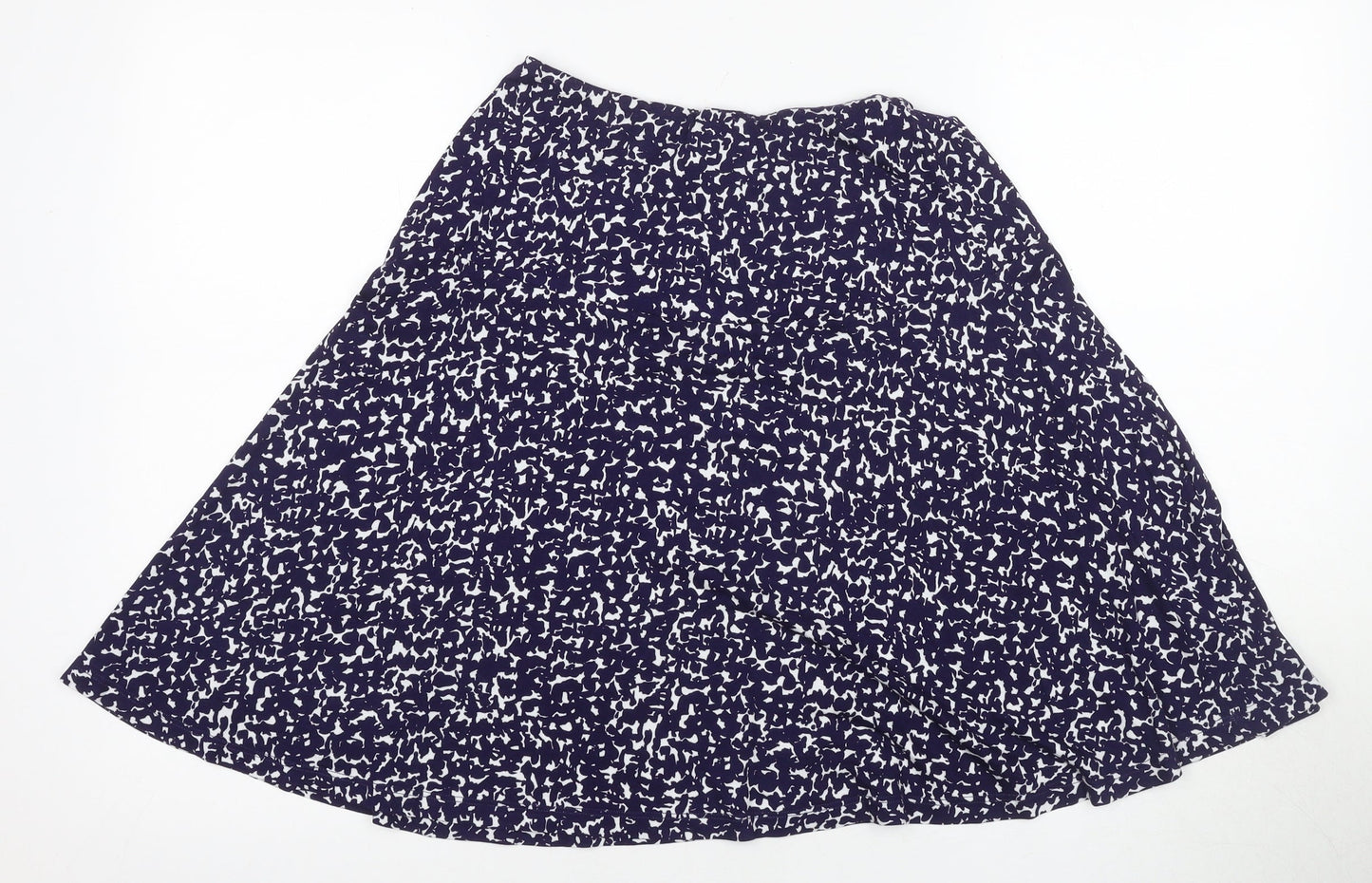 Joules Women’s Blue A-Line Skirt - 2XS, Viscose Blend