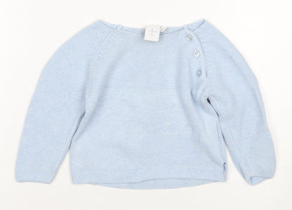 Jasper Conran Blue Unisex Baby Jumper 3-6 Months Pullover