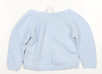 Jasper Conran Blue Unisex Baby Jumper 3-6 Months Pullover