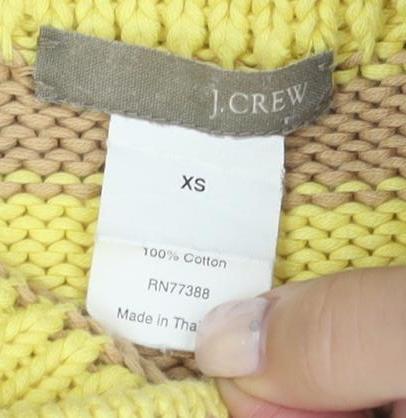 Womens UK Size XS J.CREW Multicoloured Pullover Jumper
