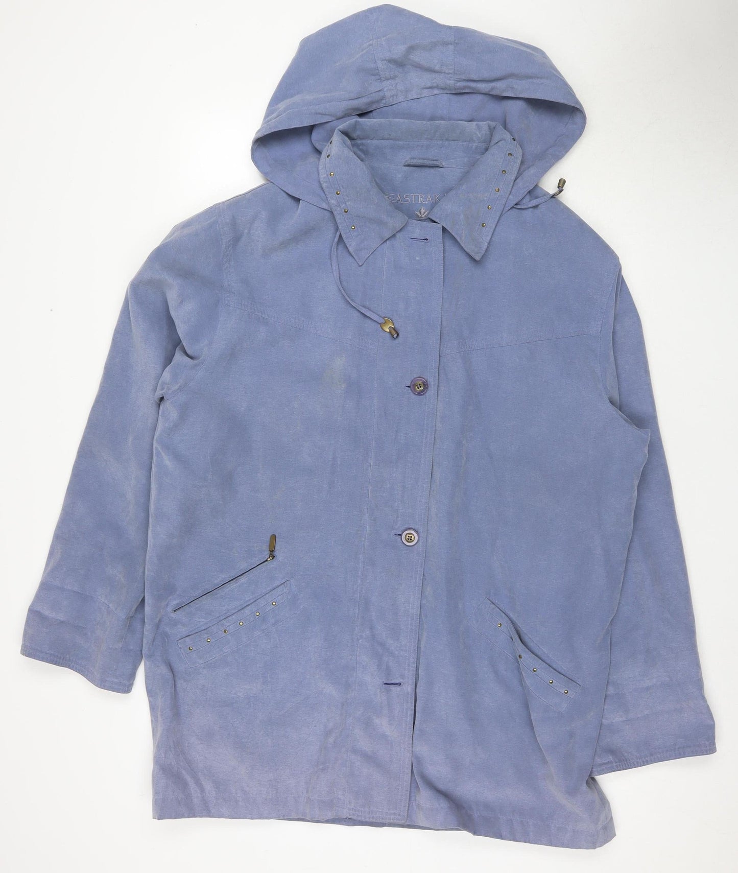 Womens UK Size L Astraka Blue Rain Coat