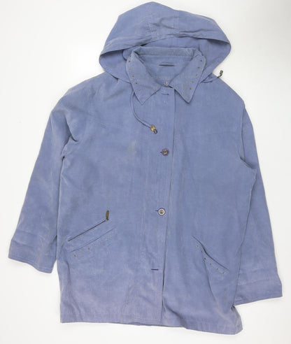 Womens UK Size L Astraka Blue Rain Coat