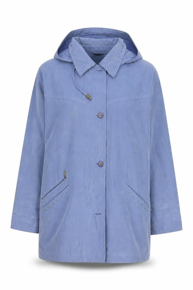 Womens UK Size L Astraka Blue Rain Coat