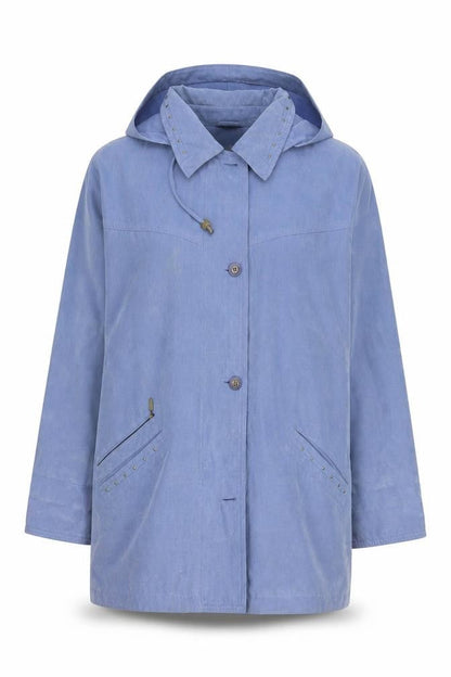 Womens UK Size L Astraka Blue Rain Coat
