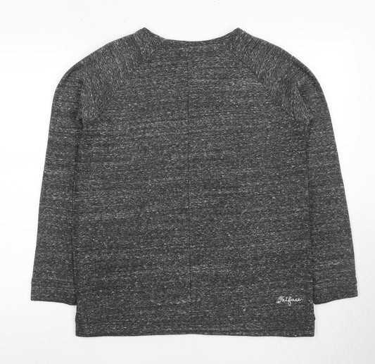 Womens UK Size 10 FatFace Grey Sweatshirt Sweatshirt