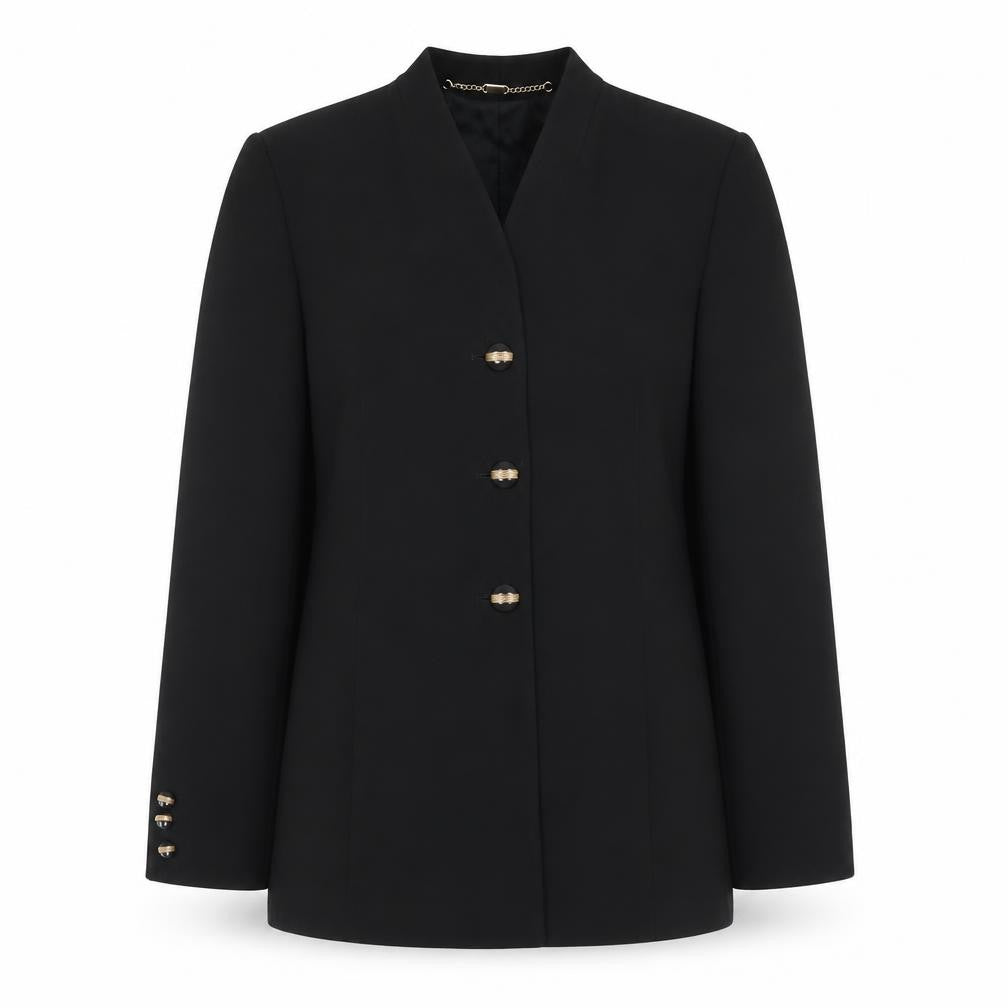 Womens UK Size 8 Viyella Regular Black Blazer
