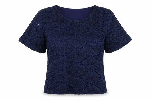 Womens UK Size 12 Eastex Blue  Blouse
