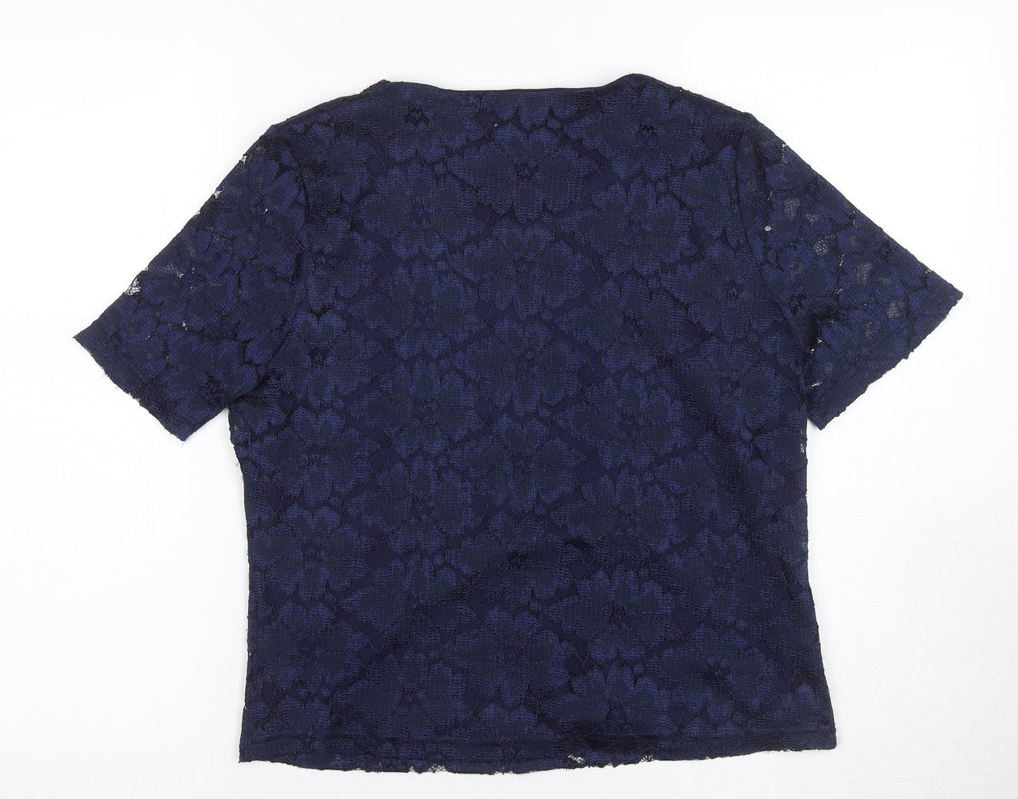 Womens UK Size 12 Eastex Blue  Blouse