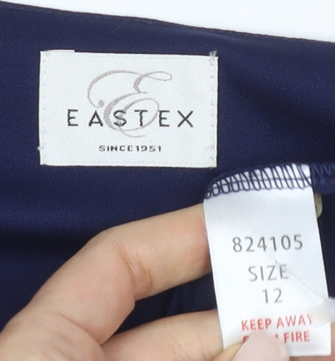 Womens UK Size 12 Eastex Blue  Blouse
