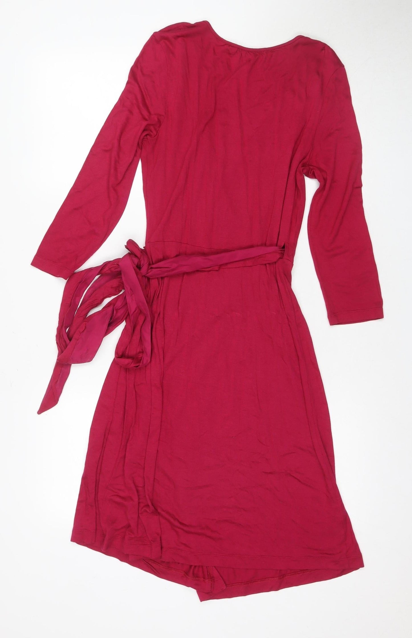 Banana Republic Women's Red Wrap Dress, Size S, Elegant