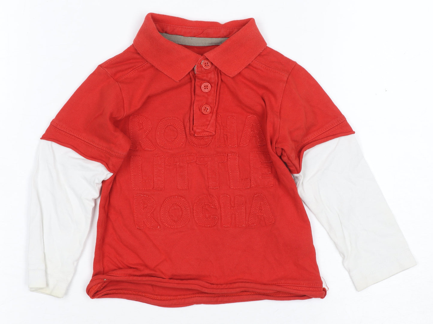 Designers Debenhams Baby Red Polo Shirt, 12-18 Months