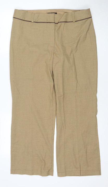 Laura Ashley Women's Beige Dress Pants UK 16