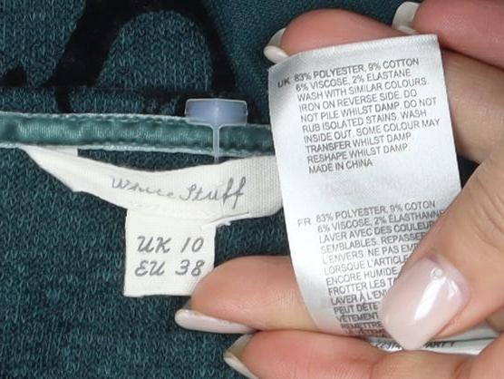 Marks and Spencer Women's Green Floral Shift Dress Size 10