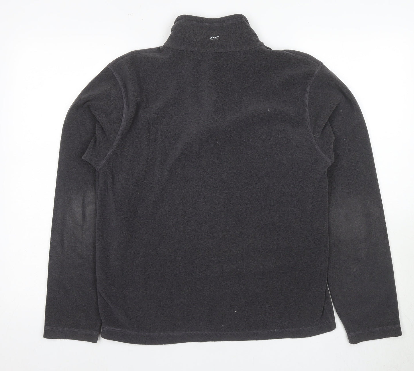 Mens UK Size S Regatta Black 1/4 Zip Sweatshirt