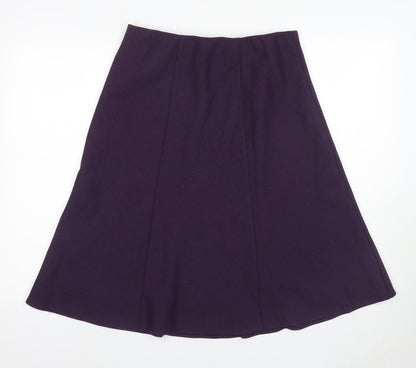 Honor Millburn Women's Purple A-Line Skirt, Size 12