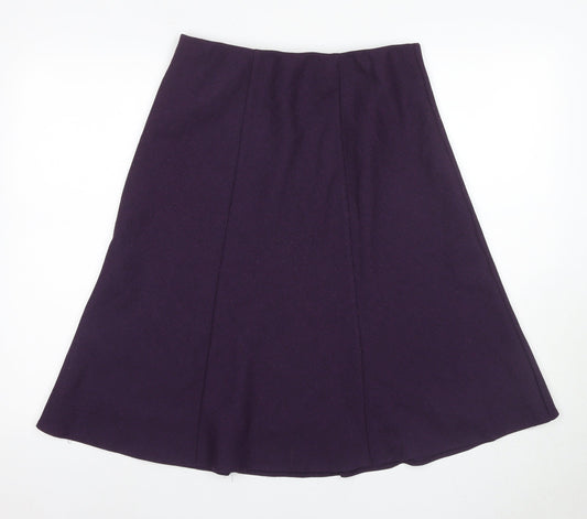 Honor Millburn Women's Purple A-Line Skirt, Size 12