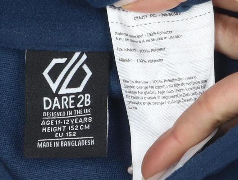 Dare 2B Boys Blue Fleece Pullover 11-12Y Sports Hoodie
