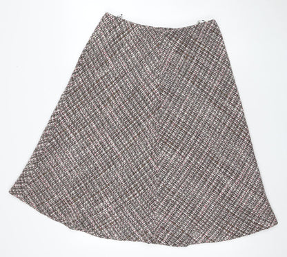 Eastex Women's Multicoloured Check A-line Skirt Size 14