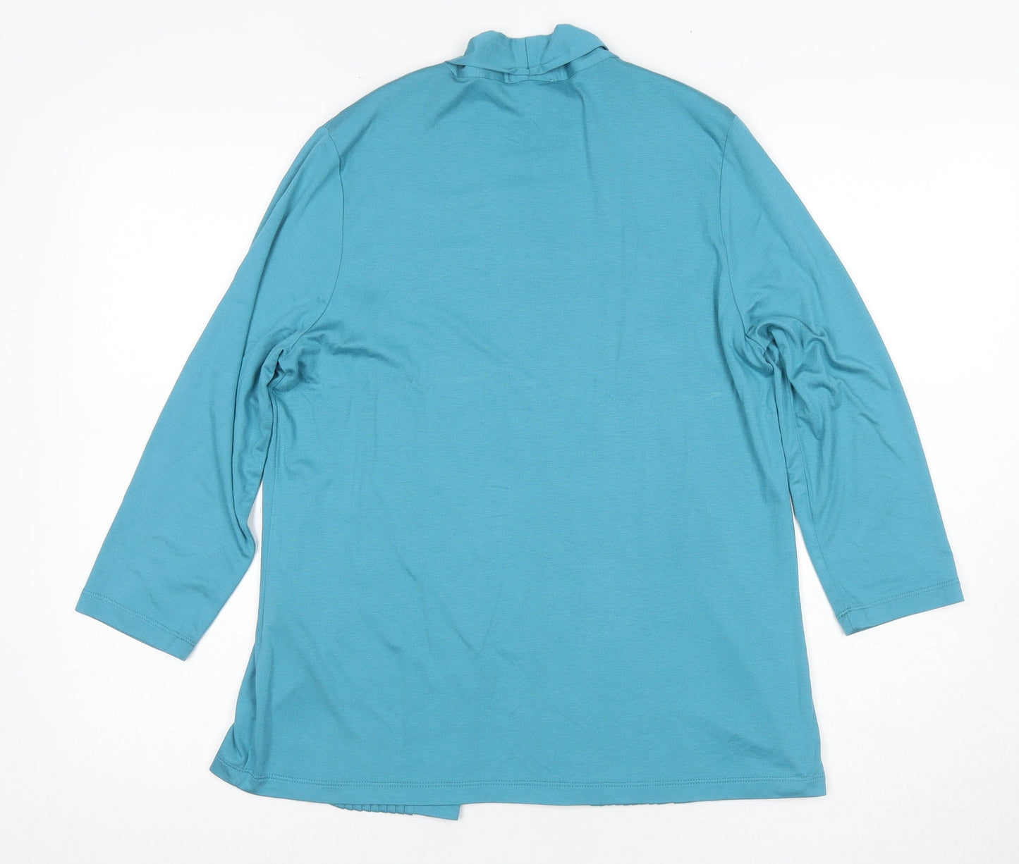Womens UK Size 12 Eastex Blue Basic Blouse