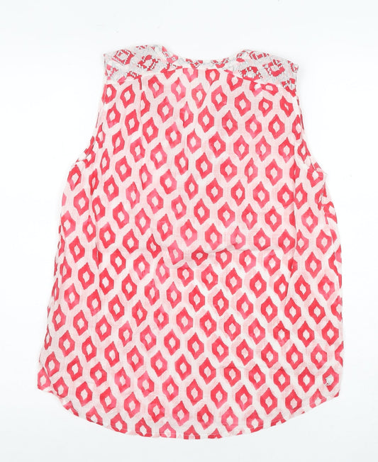 Womens UK Size 10 Joules Red  Blouse