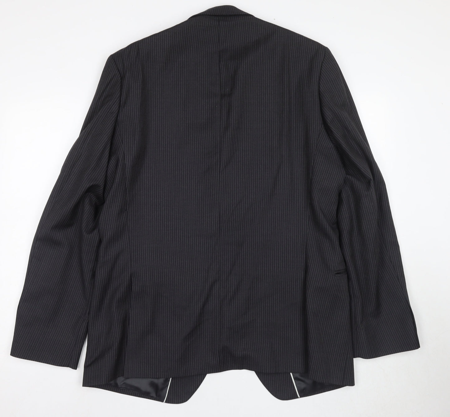 Mens UK Size 44 Jeff Banks Regular Black Suit Jacket