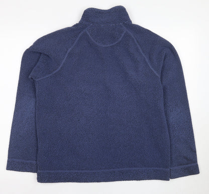 Mens UK Size M Craghoppers Blue 1/2 Zip Hoodie