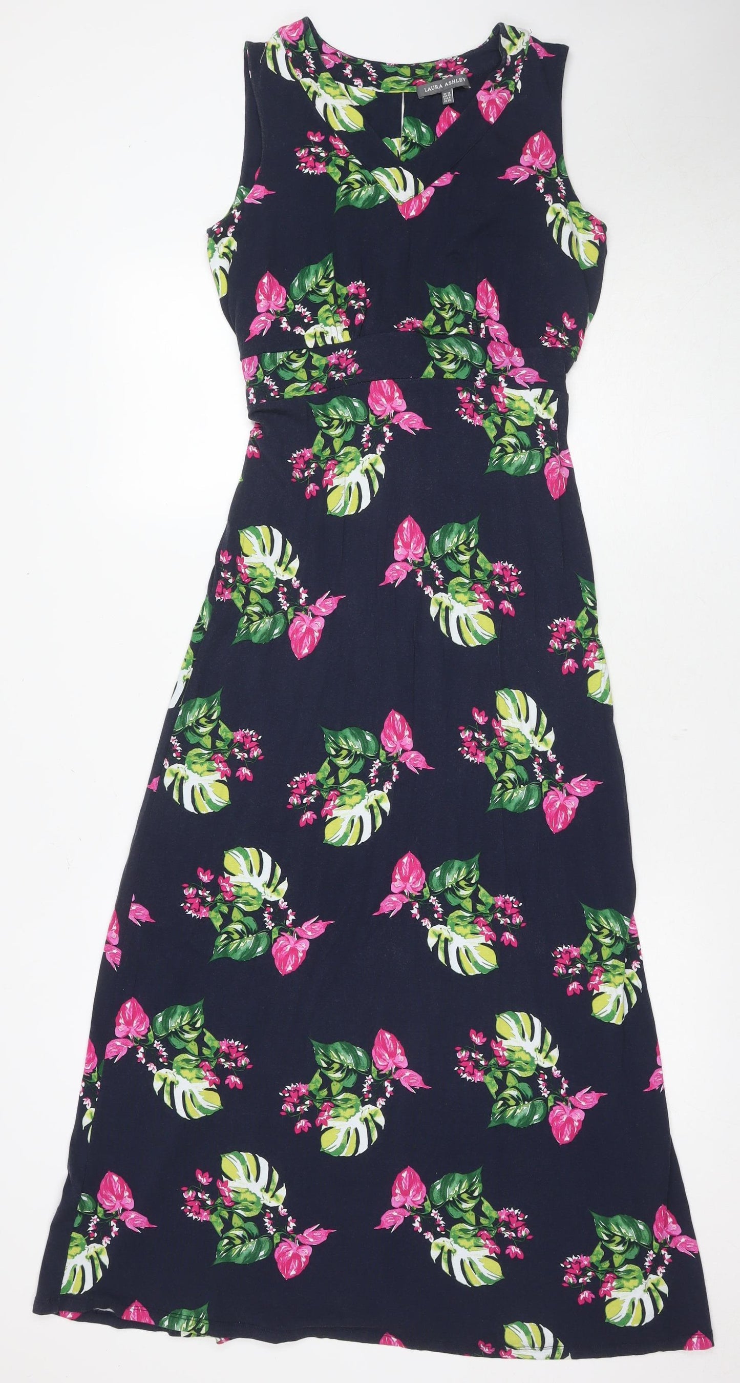 Laura Ashley Women's Floral Dress, Size 10, Multicoloured