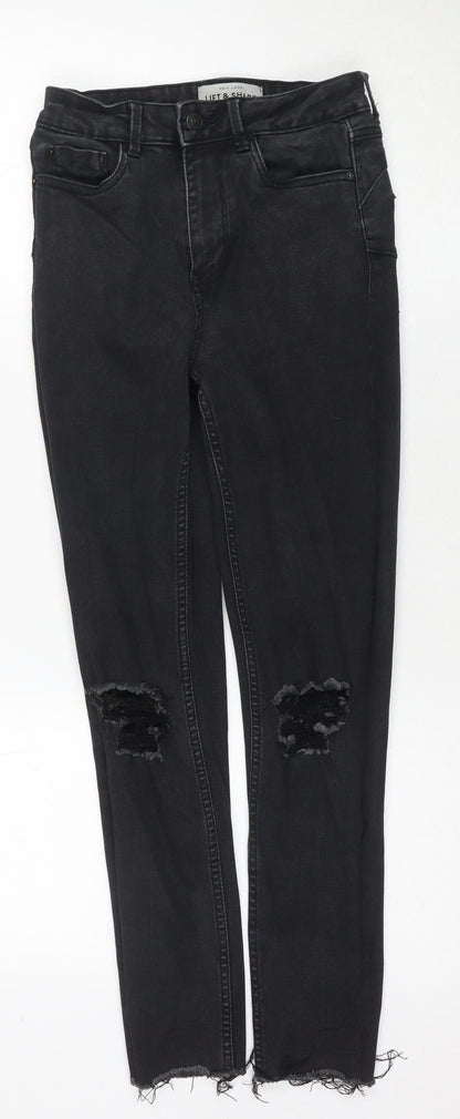 New Look Women's Black Skinny Jeans Size 8