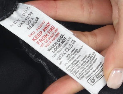 New Look Women's Black Skinny Jeans Size 8